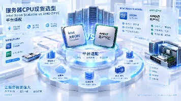 服务器CPU现货选型:Intel Xeon Scalable vs AMD EPYC平台适配指南封面图