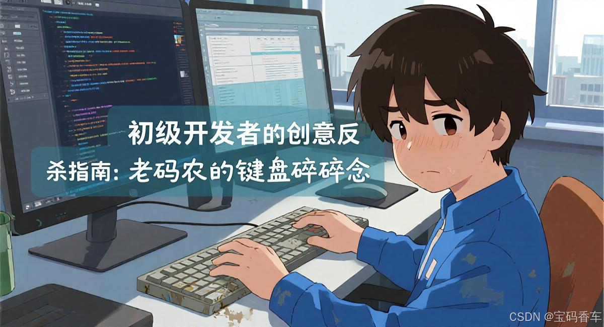 AI 嚼数据吐模块？初级开发者的创意反杀指南：老码农的键盘碎碎念