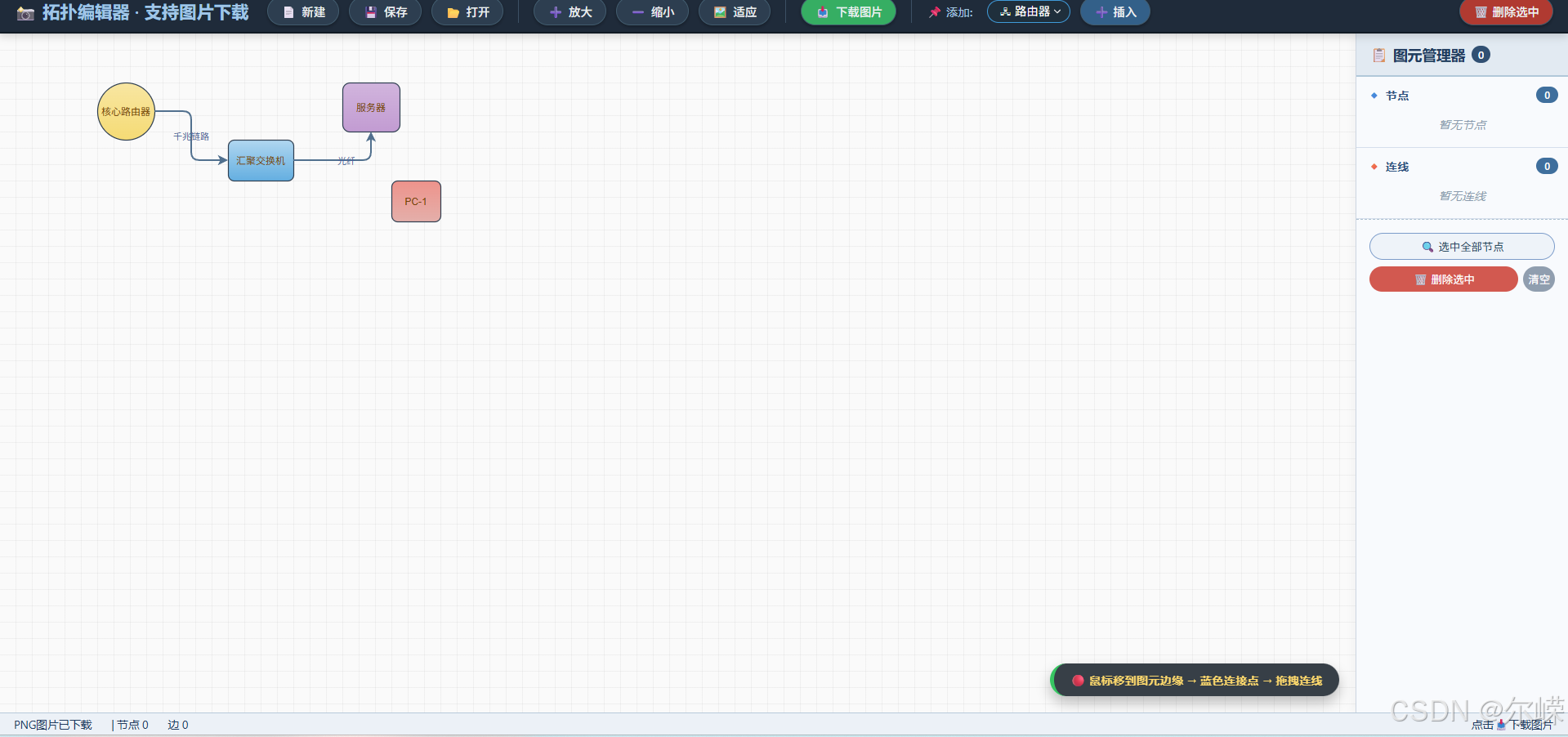 结合mxgraph.js快速构建一个本地拓扑图生成工具_mxgraph-js-CSDN博客