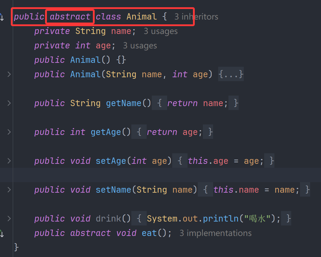 public abstract class 类名