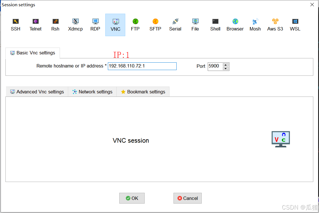 Mobaxterm VNC连接CentOS 7图形可视化界面-CSDN博客