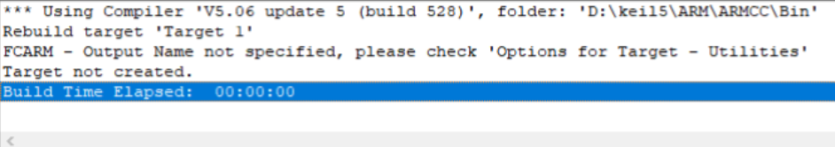 keil报错*** Using Compiler ‘V5.06 update 5 (build 528)‘, folder: ‘D ...