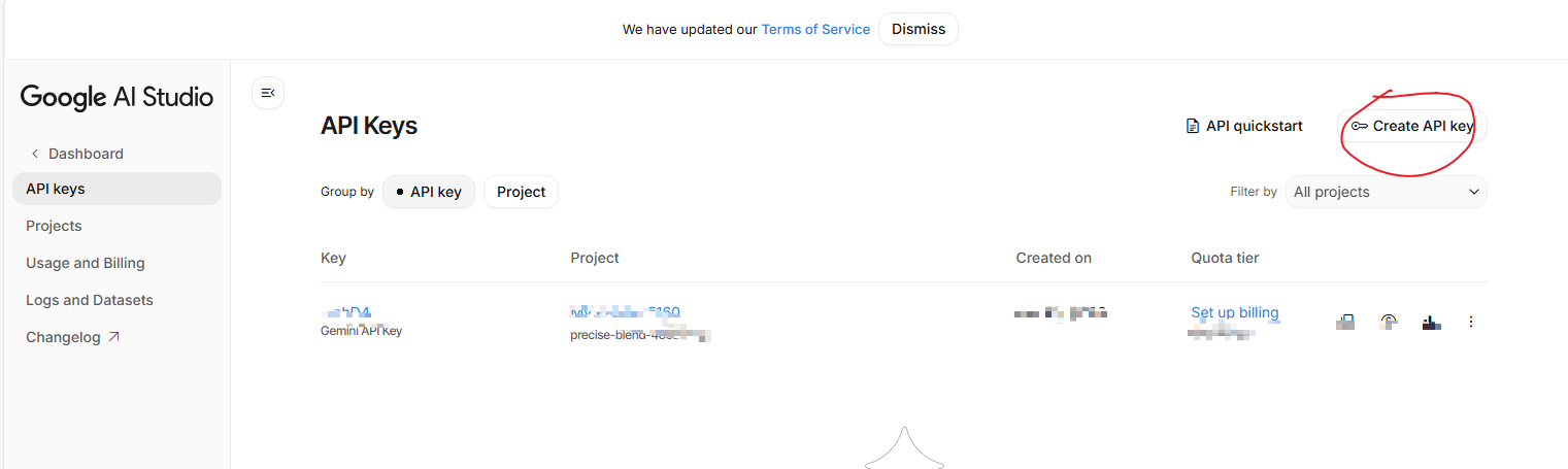 Andriod studio使用Gemini 如何申请 Gemini API Key_google ai studio api key-CSDN博客