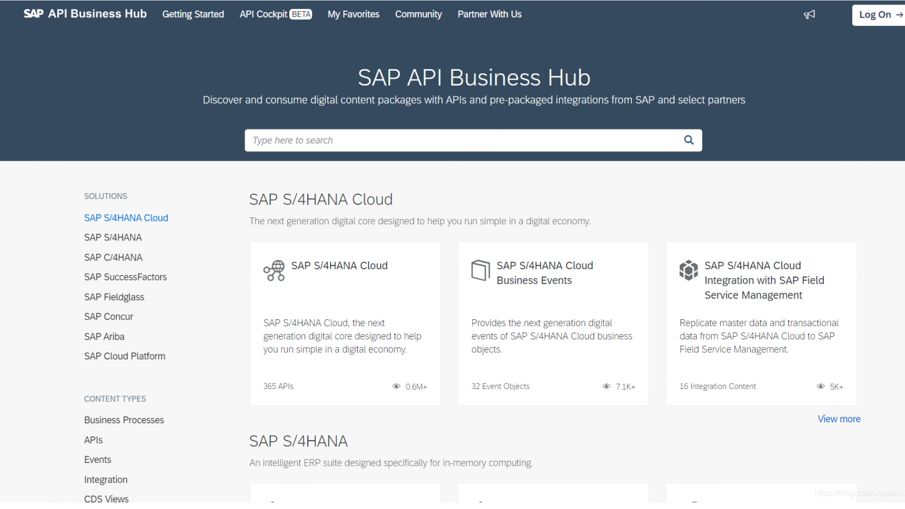SAP API Hub 简介与使用场景解析(S4)-CSDN博客