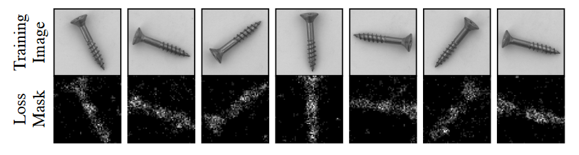 硬特征损失掩码图