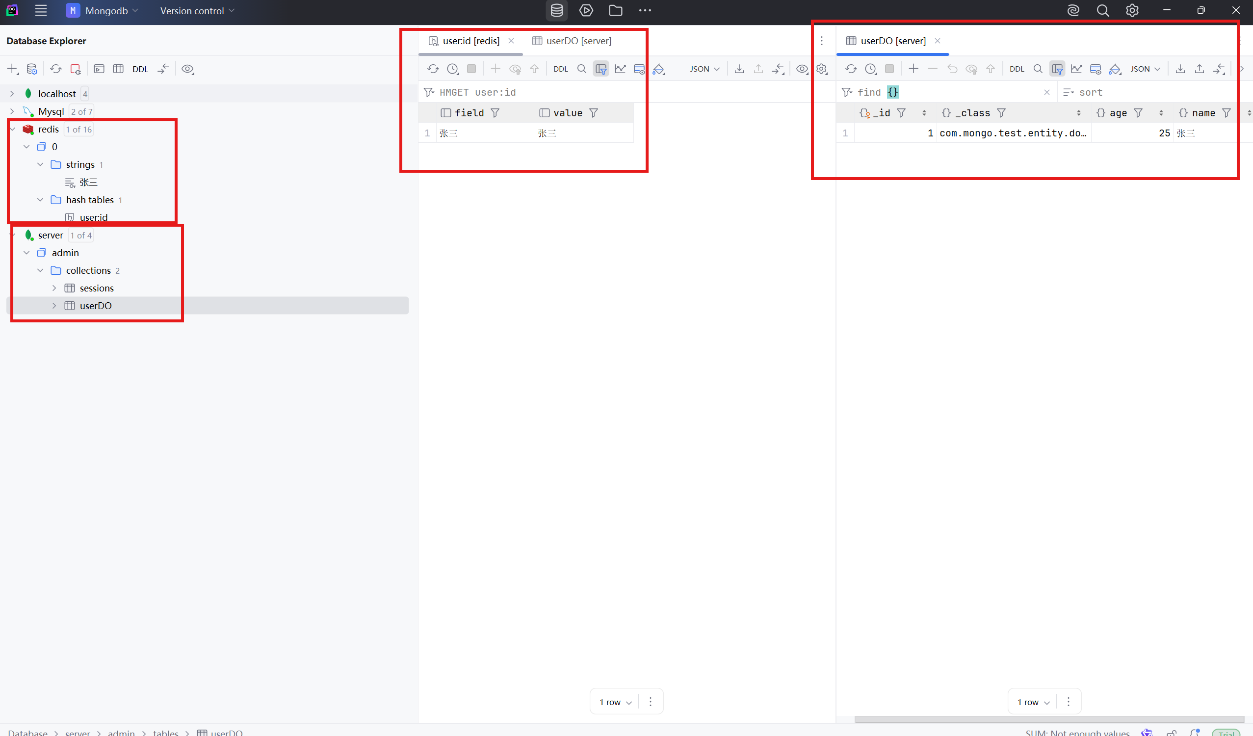 redis和mongodb