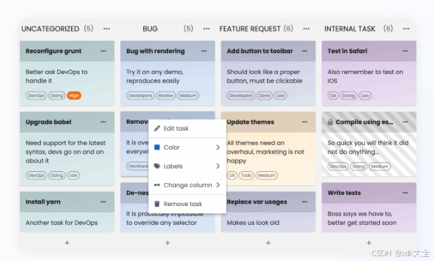 Bryntum Task Board 6.3.1-看板领导者-CSDN博客