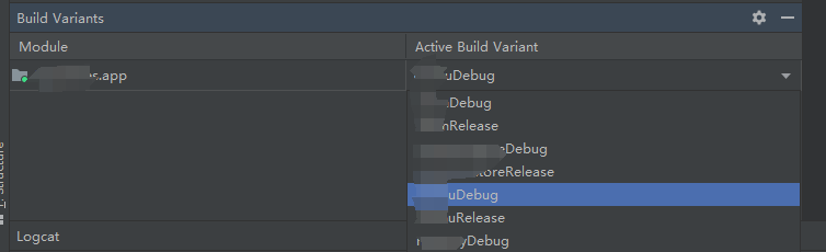 调整build variant