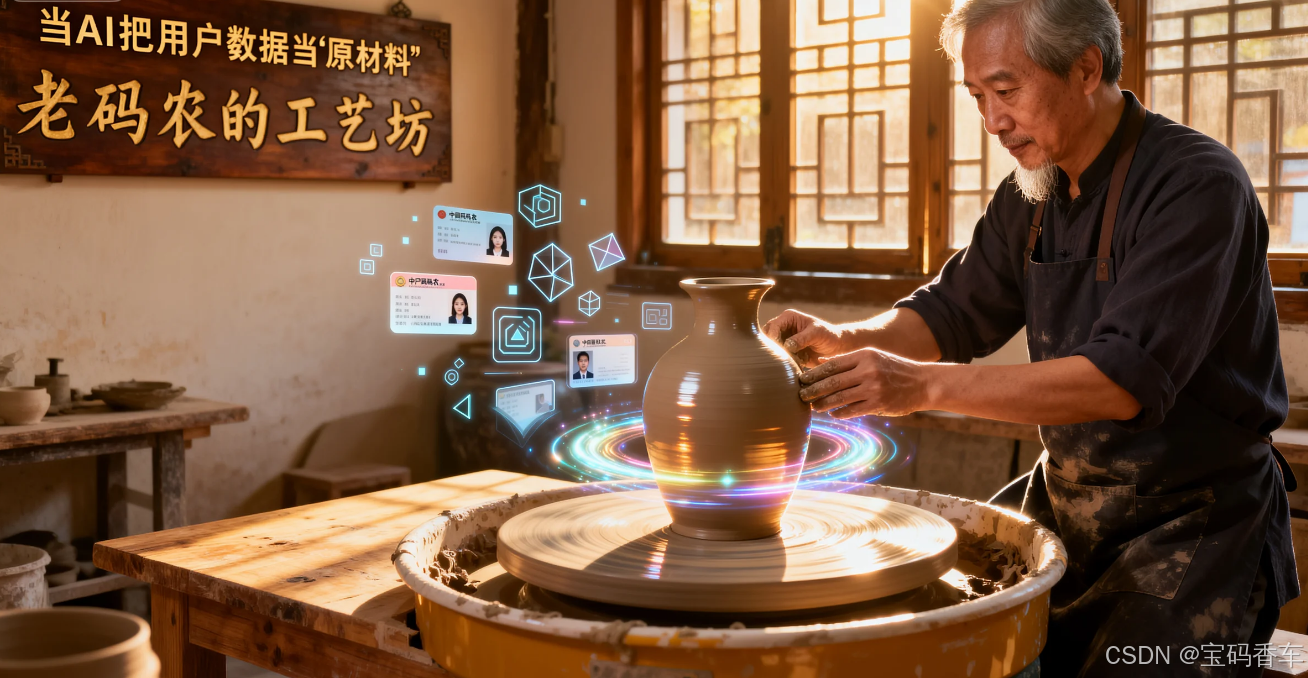 当AI把用户数据当‘原材料’：初级Python开发者如何‘精加工’创意？—— 老码农的工艺坊