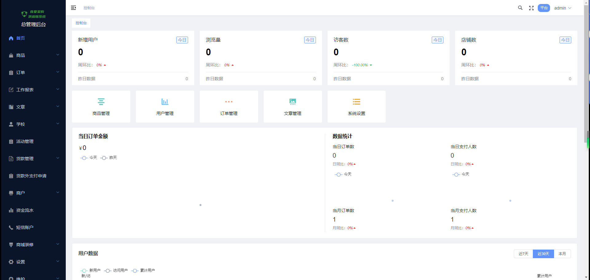 中小学校食堂智慧管理系统源码