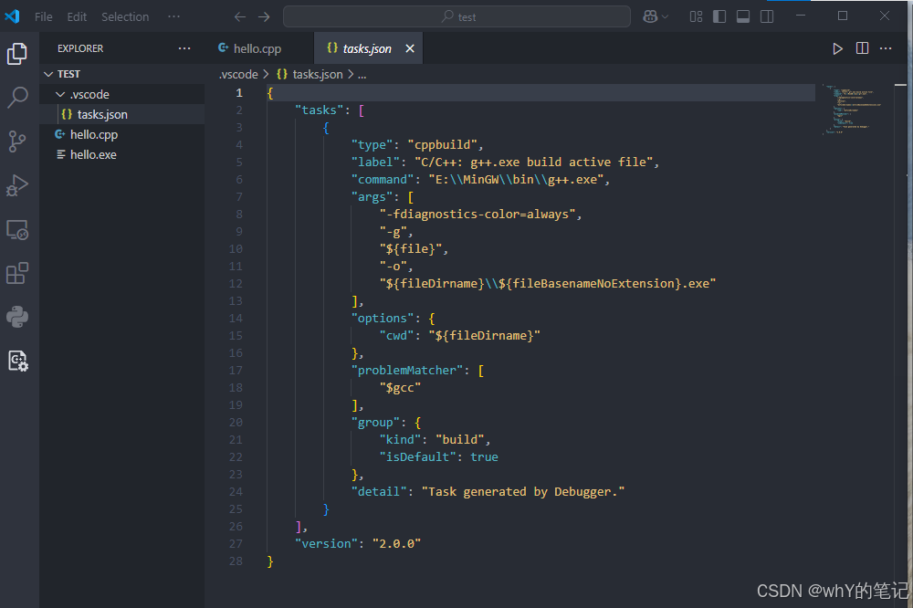 VScode上配置C/C++_vscode配置c++
