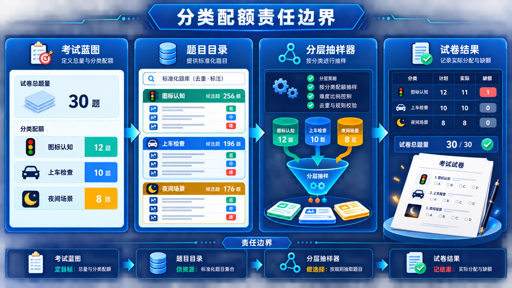 考试蓝图分层抽样工程结构