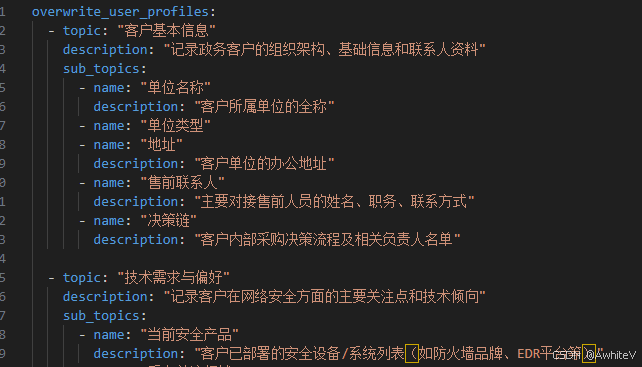 用户画像自定义配置