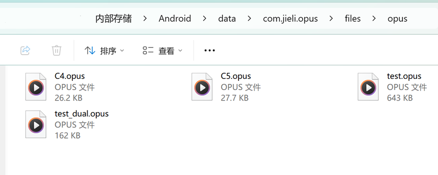 存储opus