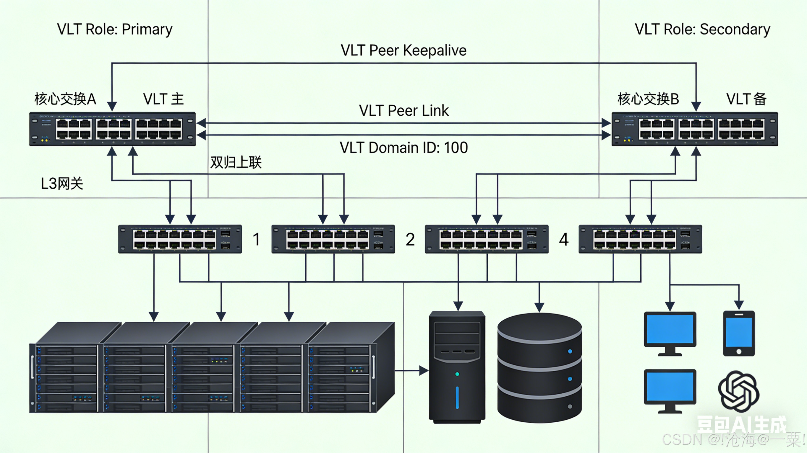 Vlt9 Dell EMC VLT介绍及配置_dell emc s4148f-on交换机-CSDN博客