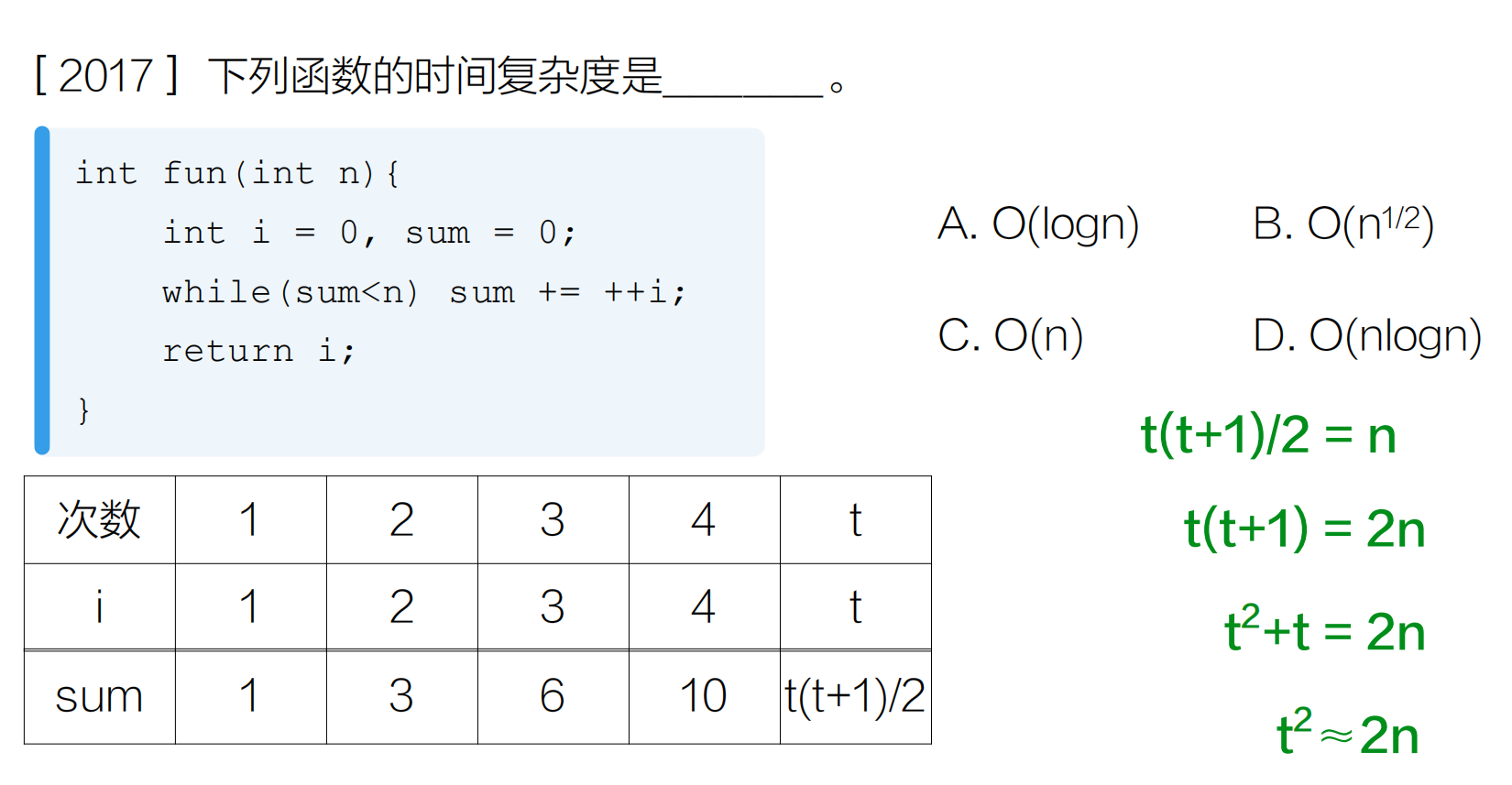 C语言 介绍数据结构的最基本语法基础(二):时间复杂度_c语言中频度是什么意思-CSDN博客
