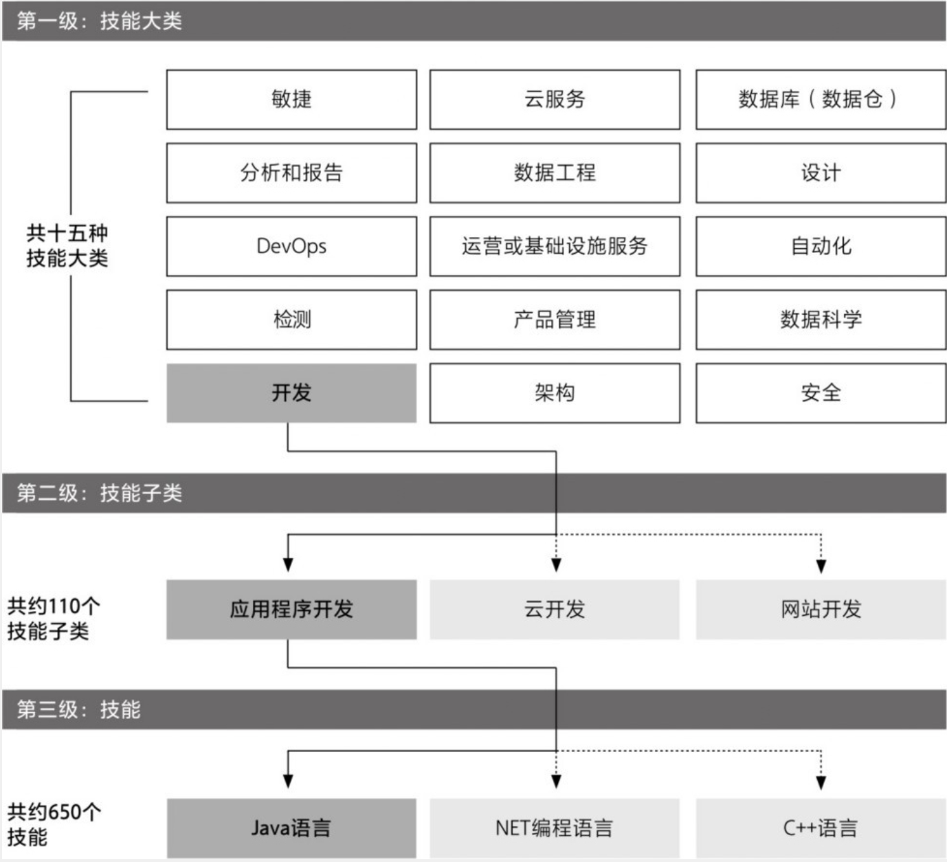 图3.7 数字化人才技术分类