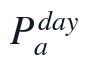 P_{a}^{day}