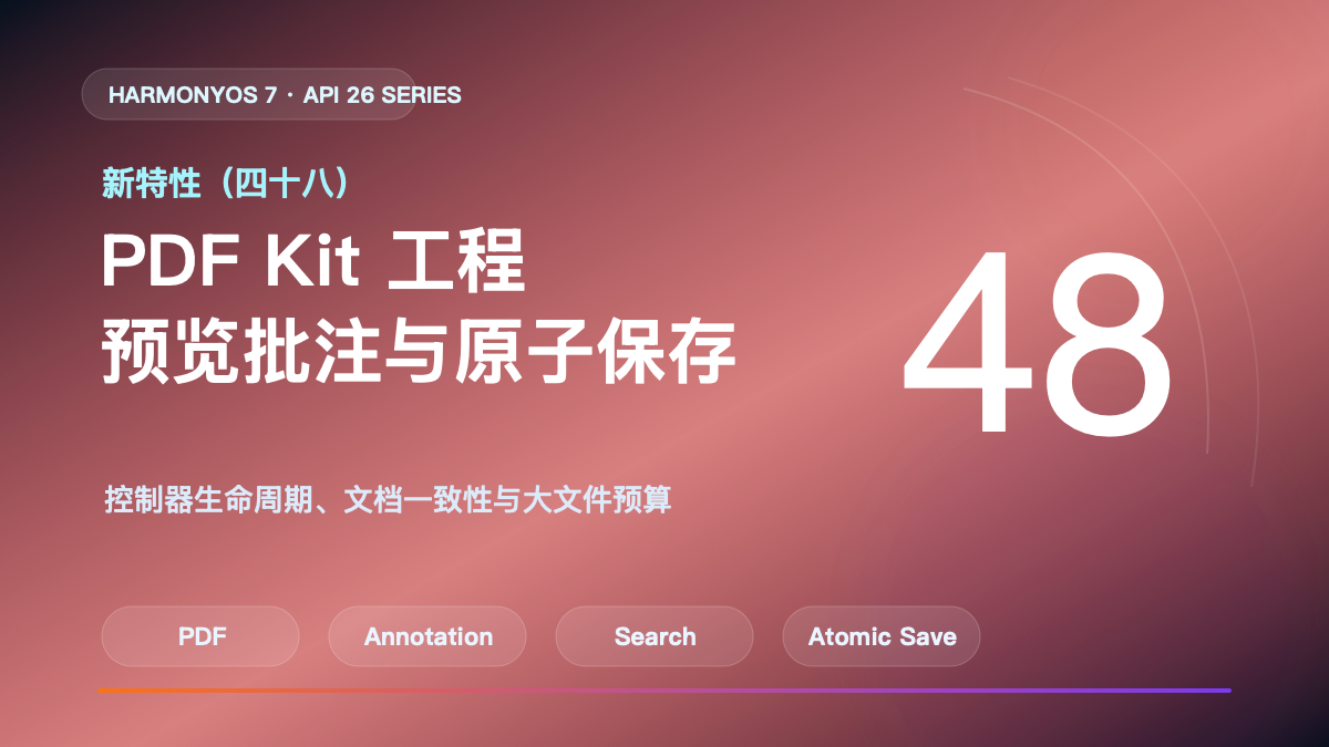 HarmonyOS 7 新特性(四十八)封面