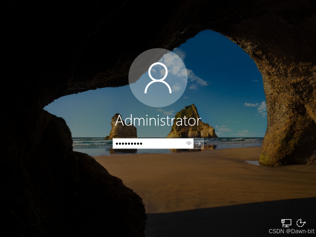 登录 Windows Server