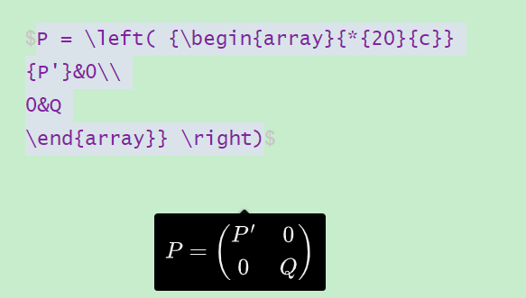 markdown KaTeX parse error: Unknown column alignment: * at position 27 ...