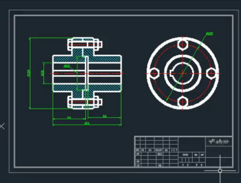CAD 4-33 零件图绘制装配图_由零件图画装配图 dwg-CSDN博客