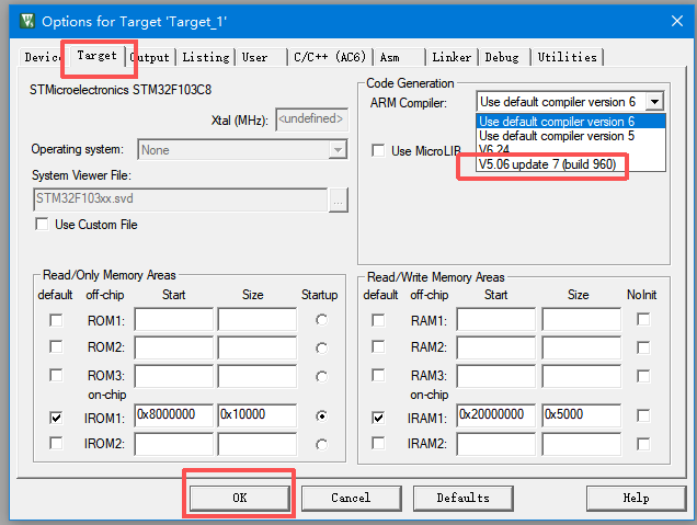 0基础Keil5新建STM32F103C8T6标准库工程模板-CSDN博客