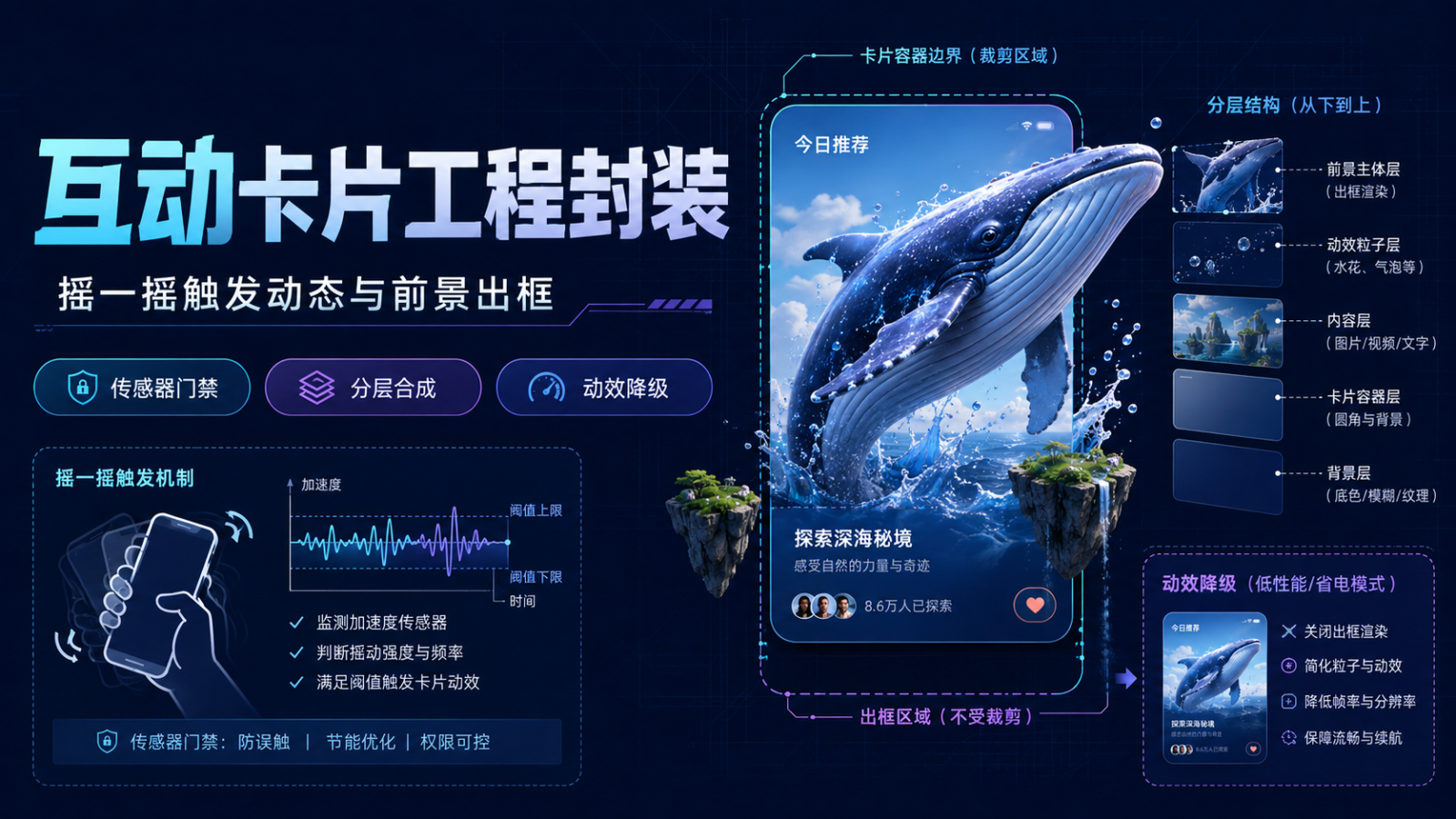 互动卡片工程封装