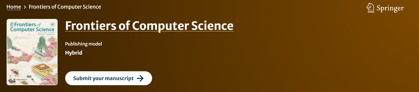 Frontiers of Computer Science