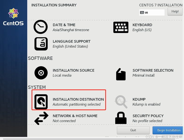 CentoS 7安装和配置_centos7