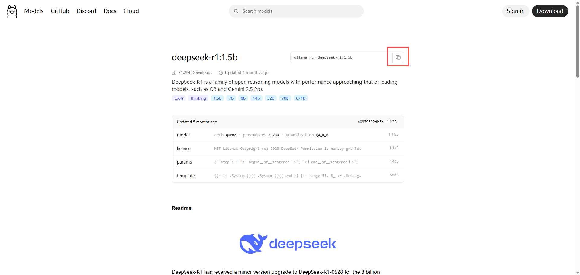 deepseek 1.5b
