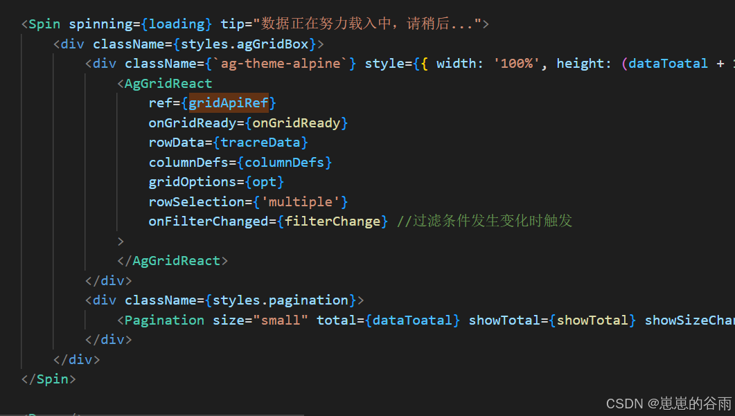 antd Spin实现loading