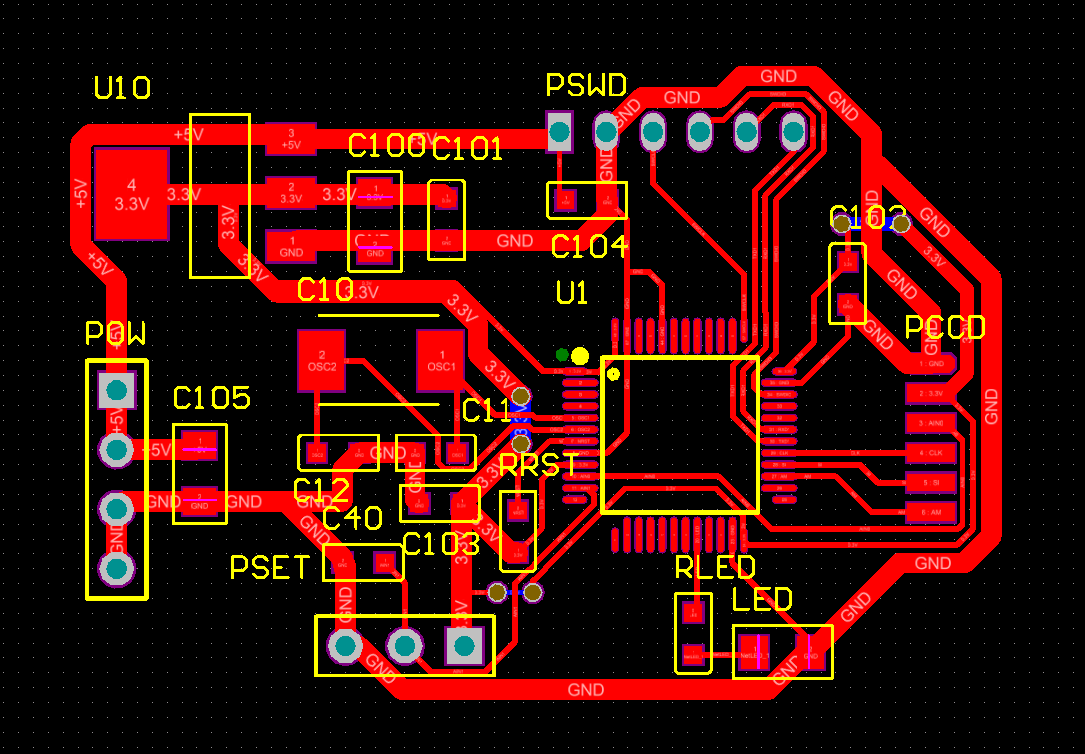 ▲ 图1.2.2 测试PCB