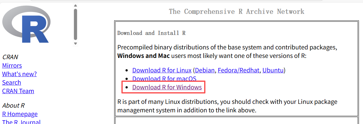 首次安装RStudio Windows 软件记录_r 4.5.2-CSDN博客
