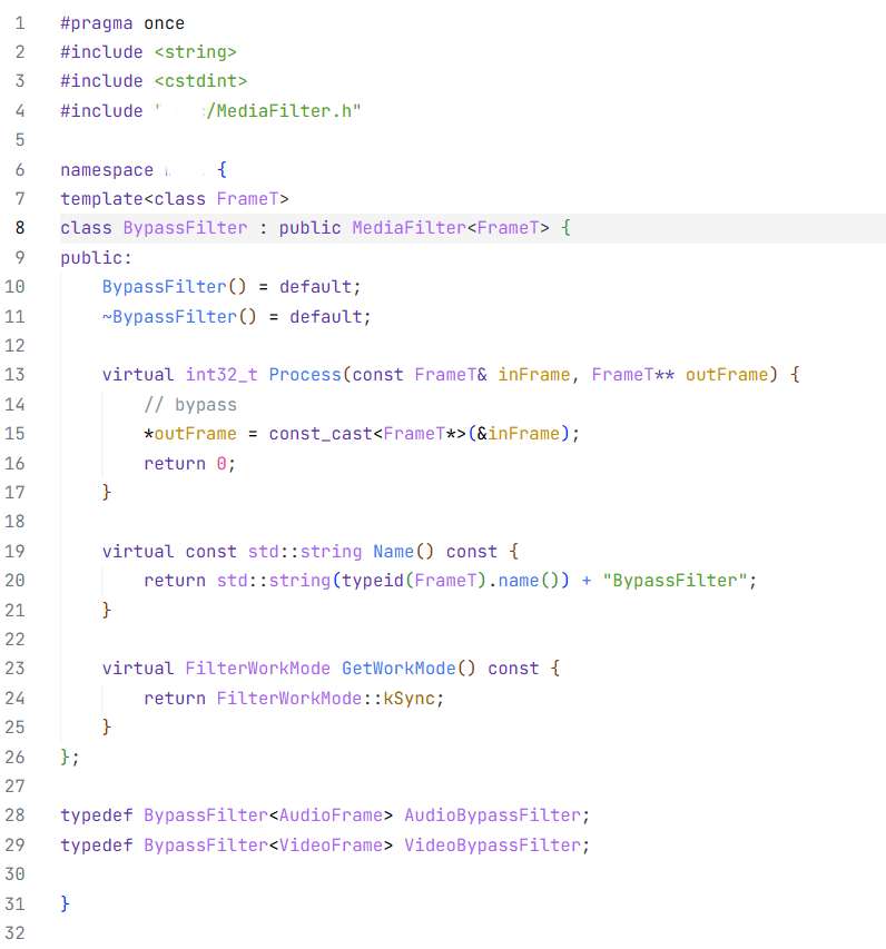 示例代码：参数化类型