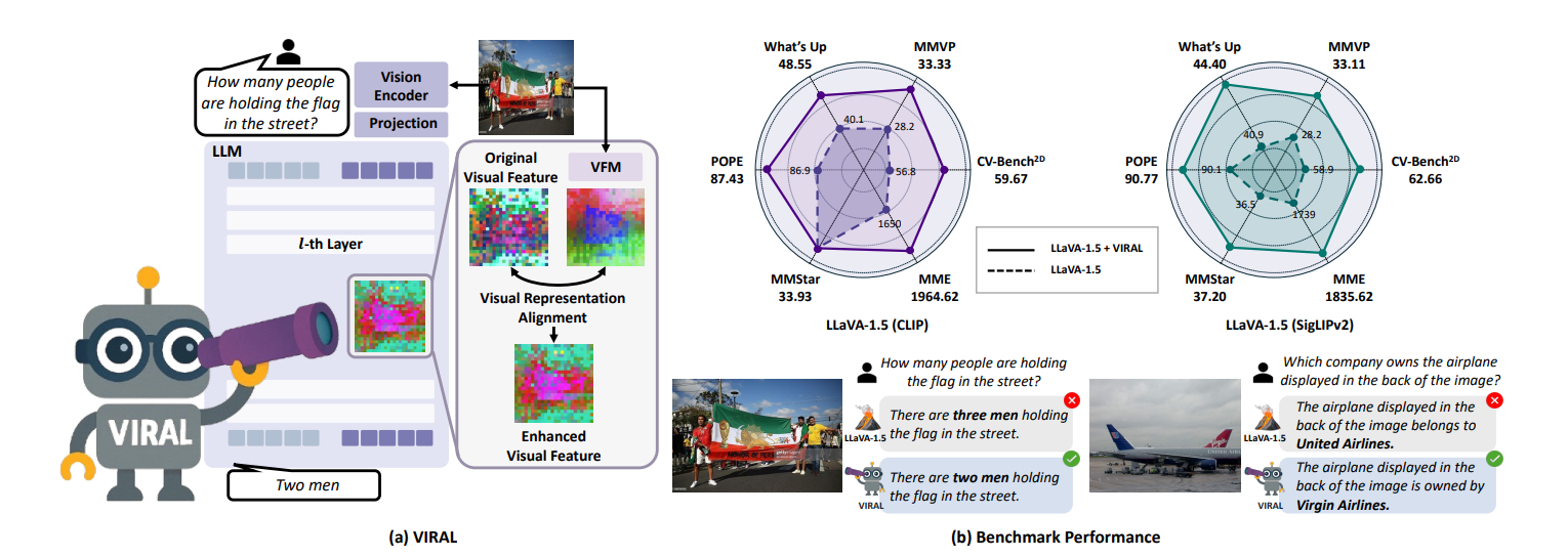 VIsual Representation ALignment (VIRAL