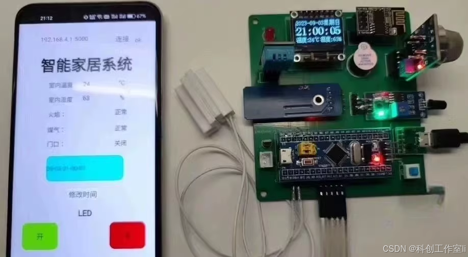 001基于单片机STM32的智能家居安防系统设计(全部资料)_基于stm32的气体与门窗磁安防监控系统的论文-CSDN博客