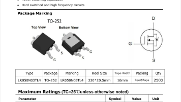 LR050N03TL4 N 沟道 MOSFET|龙夏电子 Long‑Tek封面图