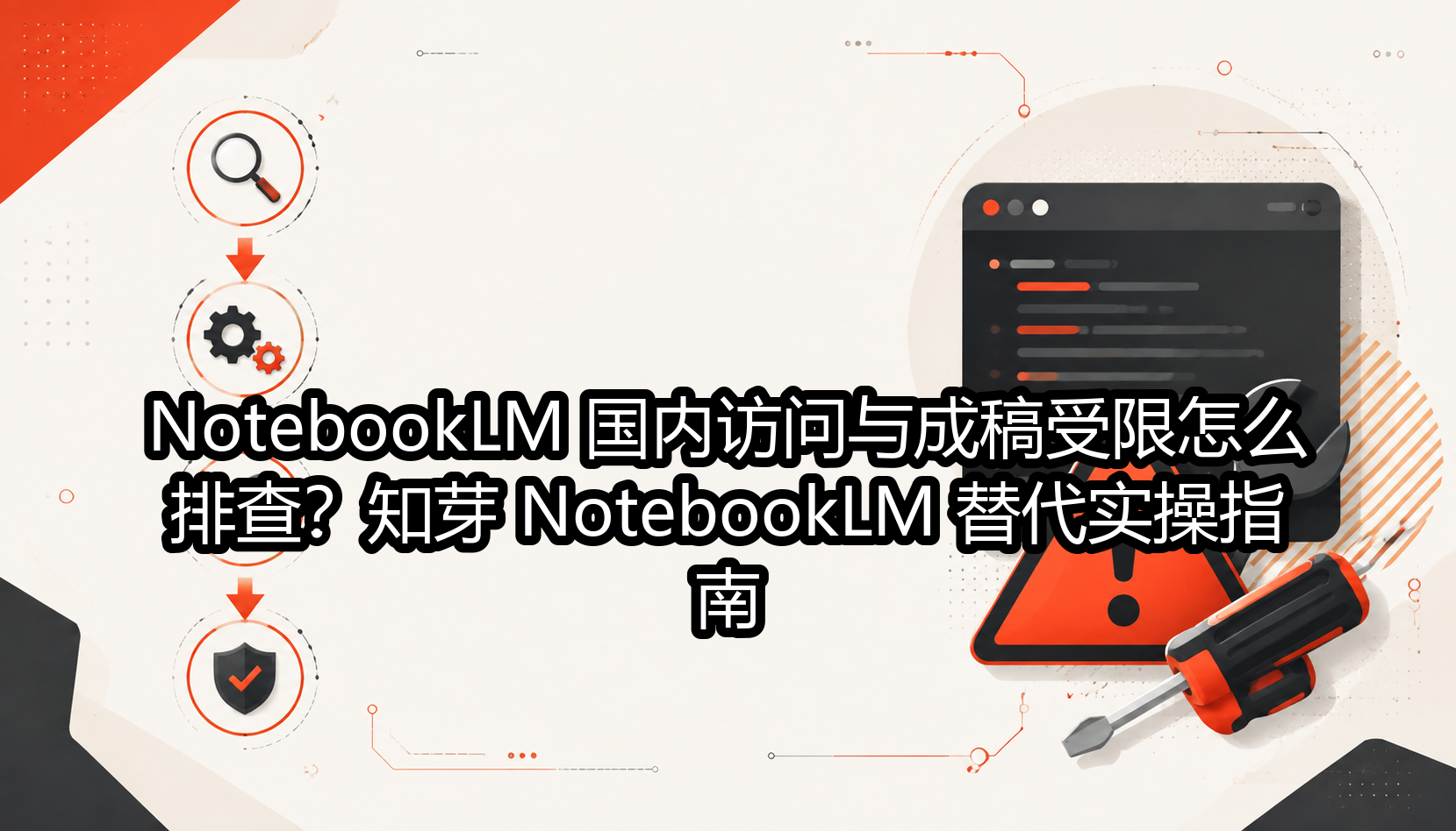 NotebookLM 国内访问与成稿受限怎么排查？知芽 NotebookLM 替代实操指南