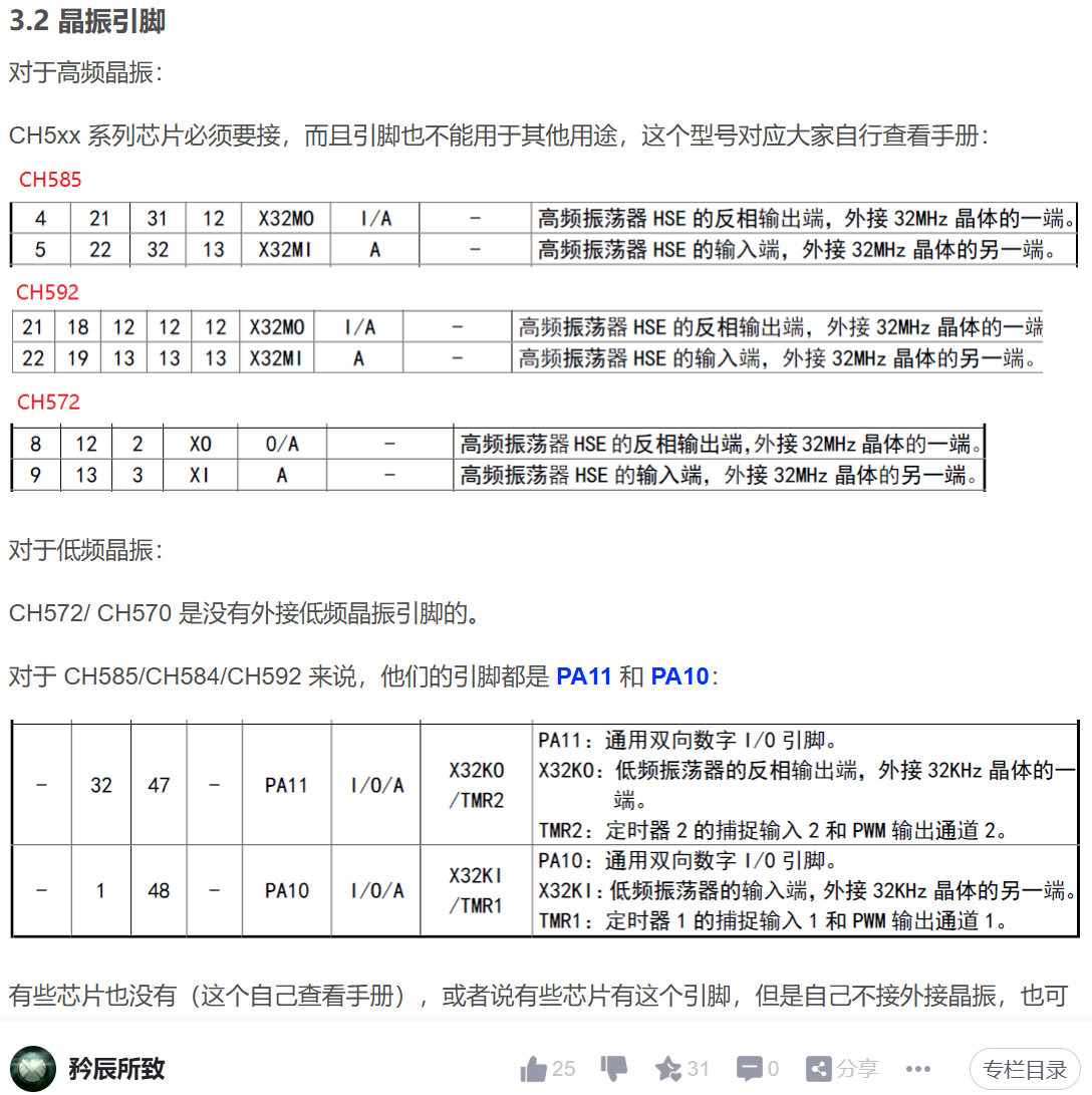 晶振很重要，晶振就有必要详细说说。