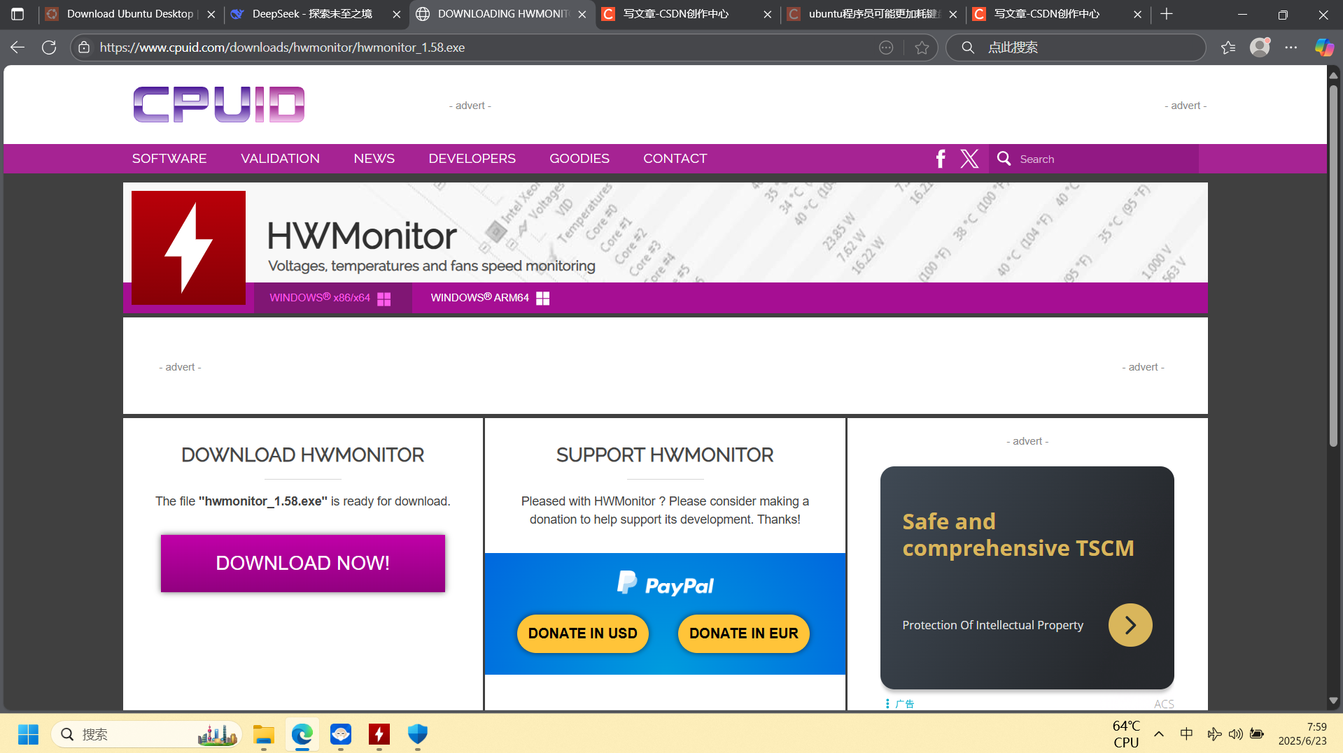 如何查看Windows系统CPU温度+风扇转速_windows查看风扇转速-CSDN博客