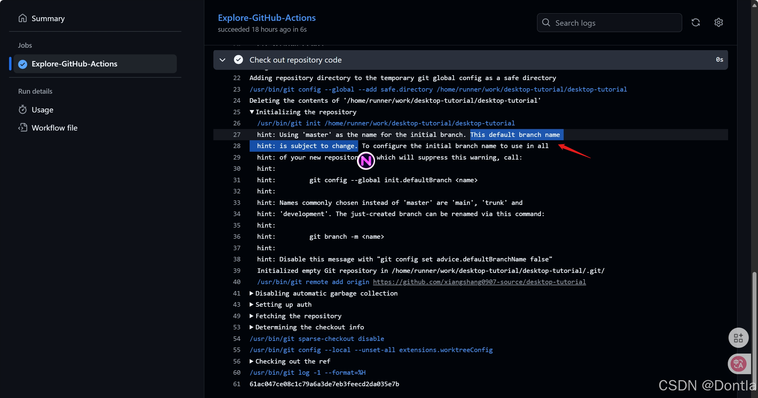 Github提示：This default branch name is subject to change. 是什么 意思？（当前默认分支名可能会变化）master分支、main分支_github default是什么意思-CSDN博客