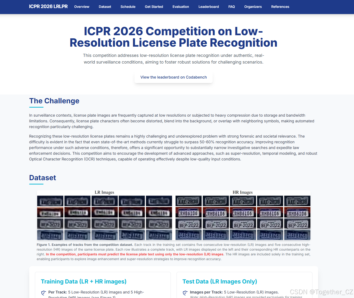Icpr Software ICPR 2026 Competition on Low-Resolution License Plate Recognition——低分辨率 ...