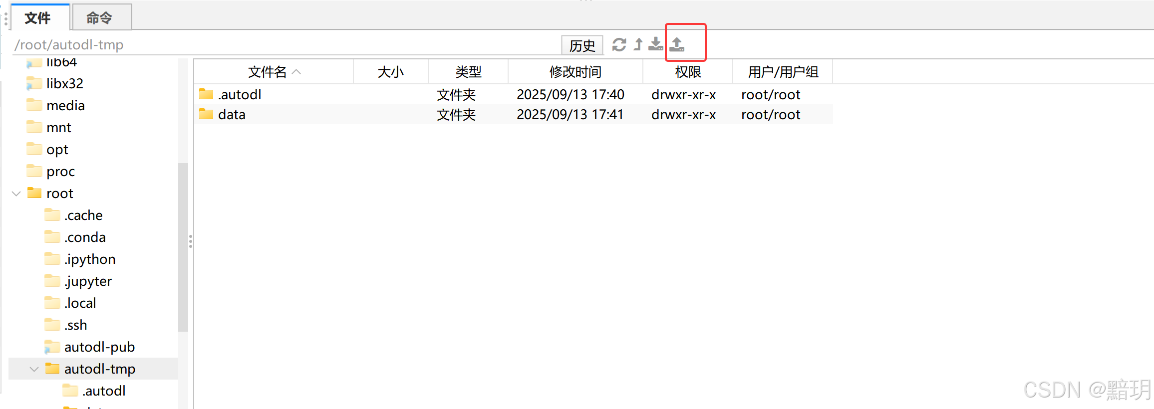 FinalShell上传数据