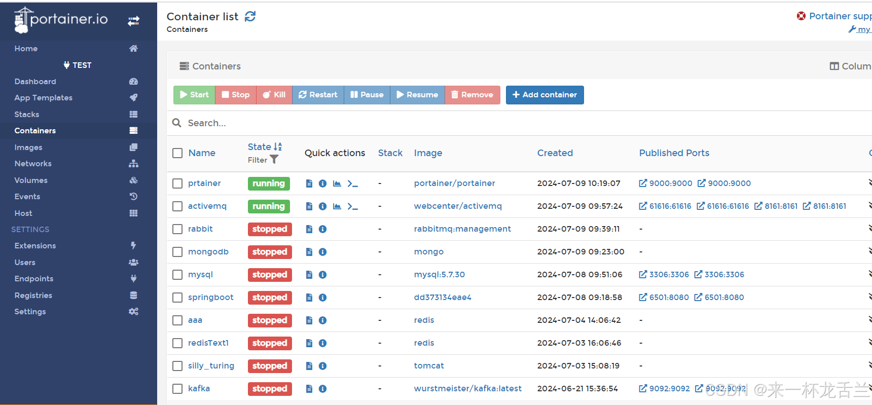 Docker-安装MongoDB、RabbitMQ、ActiveMQ、Portainer（保姆篇图示详解）