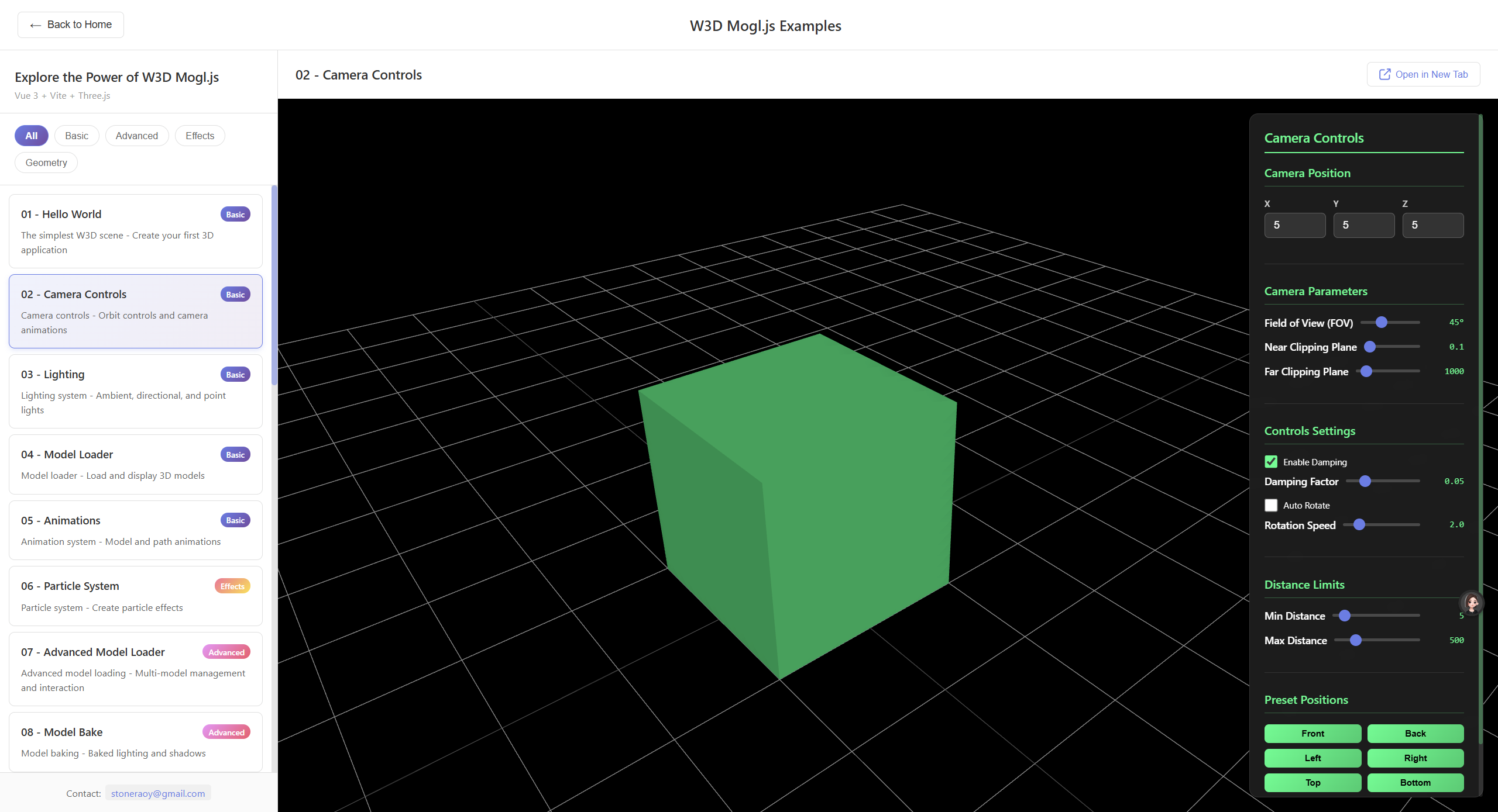 【Threejs-sdk】使用 mogl.js 相机控制：Camera Controls_three.js sdk-CSDN博客
