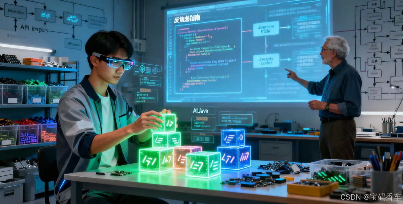 当AI优化Java代码：初级开发者如何将冗余变创意？—— 老码农的反焦虑实战录