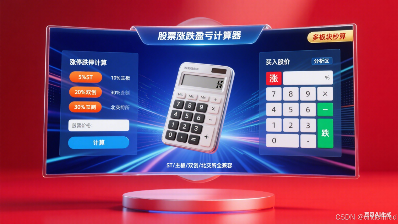 JS代码计算股票涨停-CSDN博客