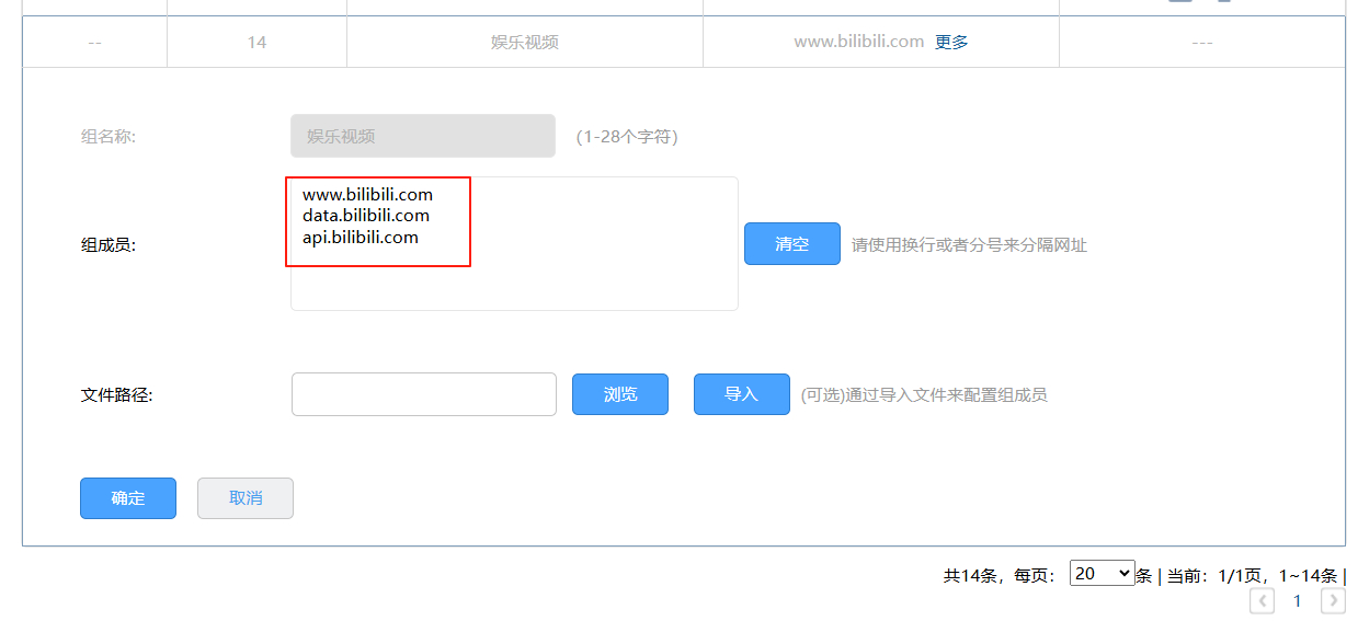 网站分组